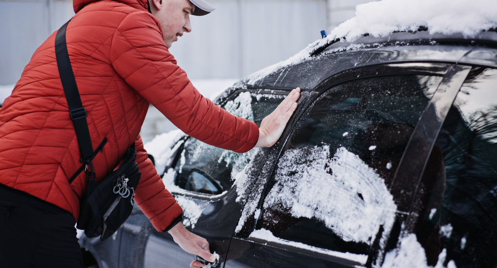 frozen car lock image